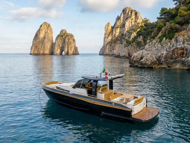 Pronájem jachty v Positano -Allure 38 na Samboatu
