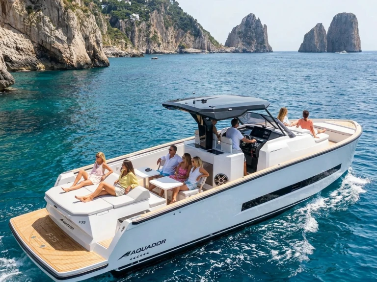 Pronajmout si Gozzo Libeccio 32WA v Sorrento