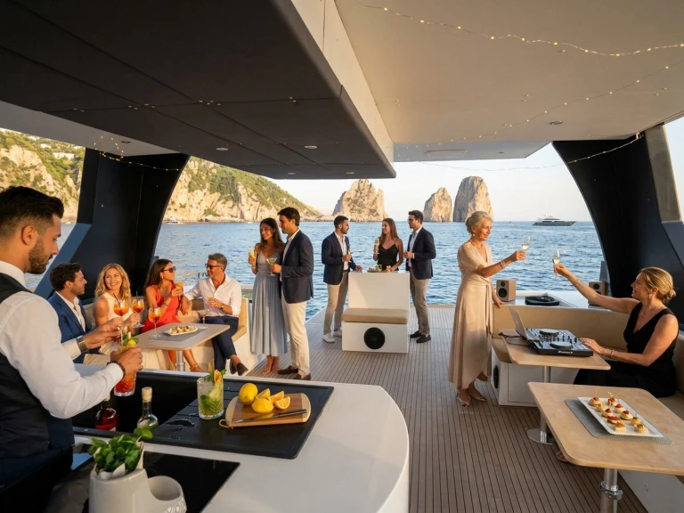 CAT SEA Star 380 jednotlivci a charterové společnosti v Positano