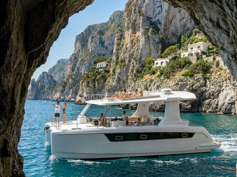 Pronájem jachty v Positano -CAT SEA Star 380 na Samboatu