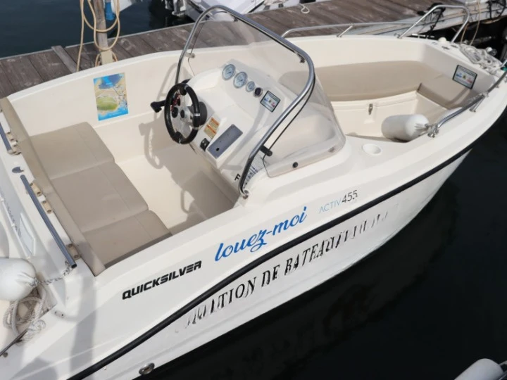 Pronájem Motorová loď v Port de Sète -Quicksilver Activ 455 Open