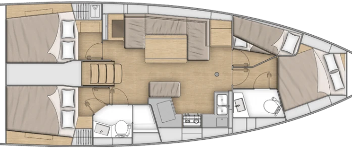 Pronájem lodi Bénéteau Oceanis 40.1 v Le Marin na Samboatu