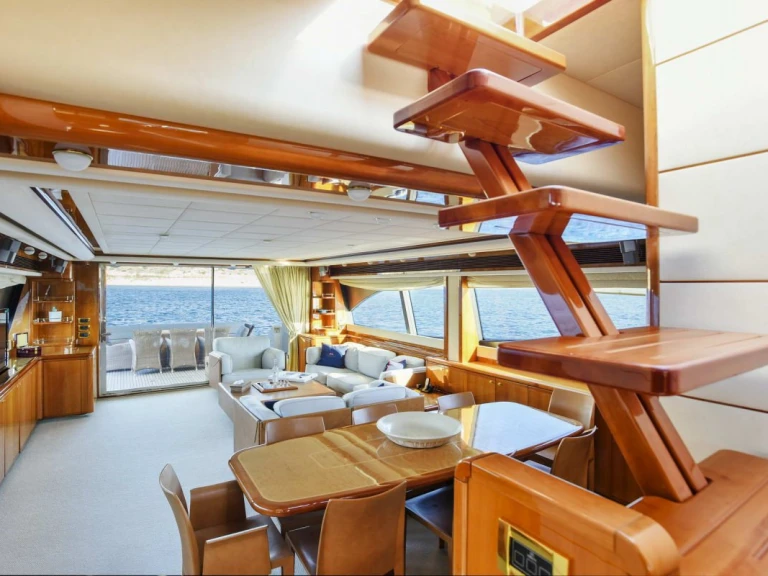 Pronájem jachty v Piraeus -Ferretti DAY OFF na Samboatu