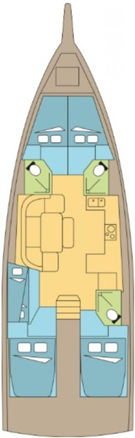 Pronájem Plachetnice v Parham Town -Jeanneau Sun Odyssey 455