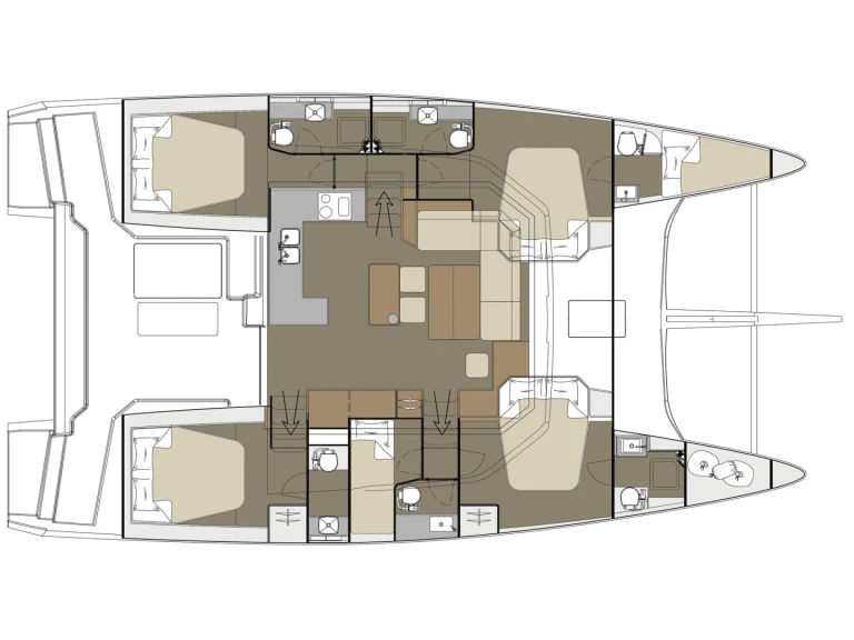 Pronájem lodi Preveza lákavé ceny Dufour Catamarans 48 Sail