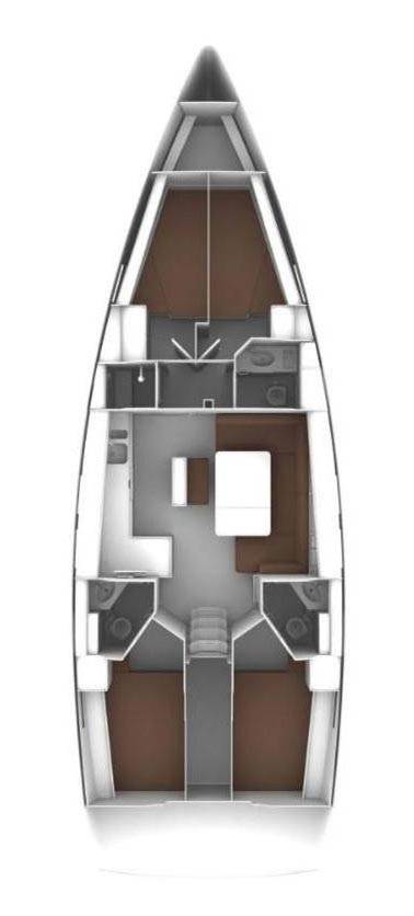 Bavaria Cruiser 46 jednotlivci a charterové společnosti v Split