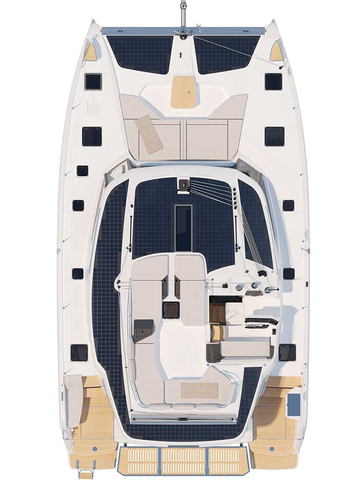 Pronájem lodi Šibenik  lákavé ceny Fountaine Pajot FP 44 Quatuor - 4 + 2 cab.