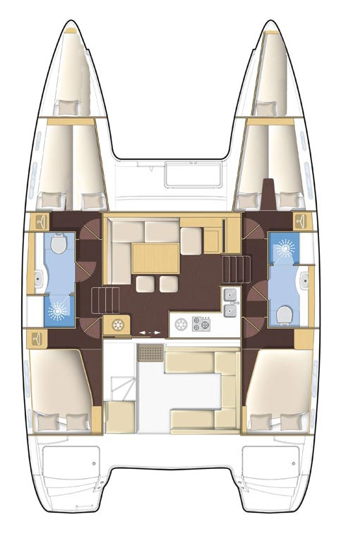 Lagoon Lagoon 400 S2 jednotlivci a charterové společnosti v Šibenik 