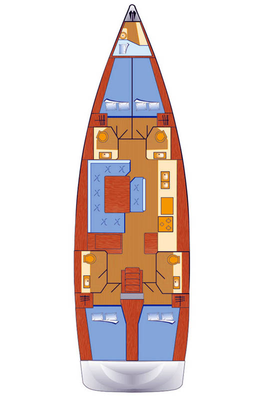 Jeanneau Sun Odyssey 519 jednotlivci a charterové společnosti v Alimos