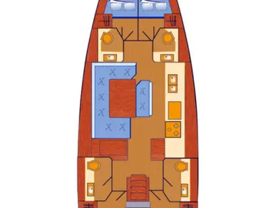 Jeanneau Sun Odyssey 519 jednotlivci a charterové společnosti v Alimos