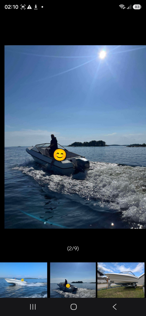 Skibsplast 460 VS, approx. 15 ft / ca. 4.6 m• MARINEER 75 jednotlivci a charterové společnosti v Nannestad