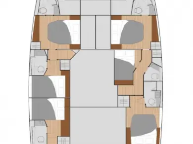 Pronajmout Katamarán se skipperem či ne Fountaine Pajot v Donji Seget