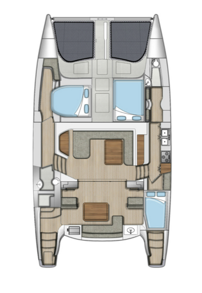 Pronájem Katamarán Seawind s licencí
