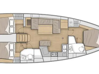 Pronajmout si Bénéteau Oceanis 40.1 v Trogir