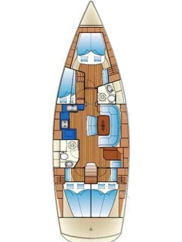 Pronájem jachty v Ávdira -Bavaria Cruiser 46 na Samboatu