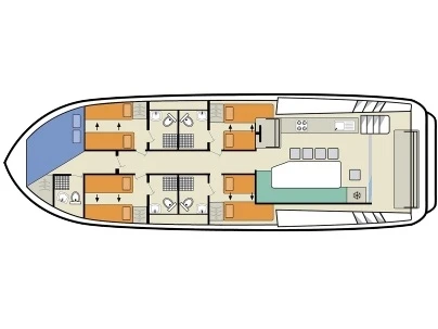 Pronájem jachty v Trèbes -Le Boat Horizon 5 na Samboatu