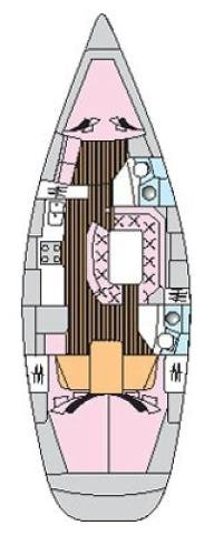 Pronájem lodi Jeanneau Sun Odyssey 42.2 Exclusive - 3 cab. v Trogir na Samboatu
