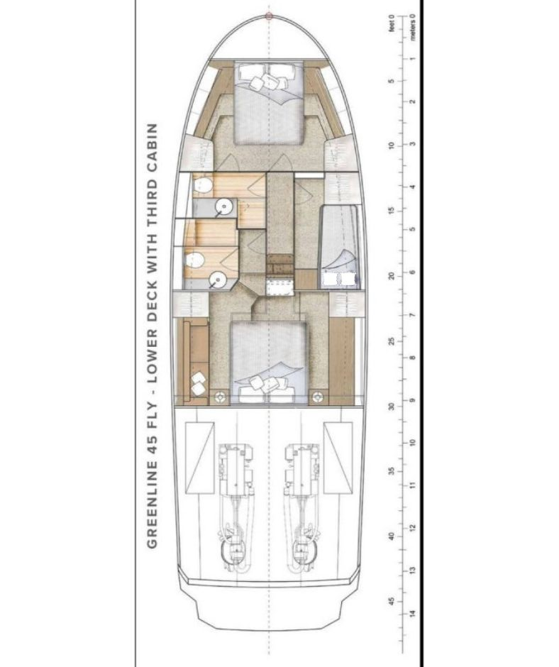 Pronájem lodi Greenline Yachts Greenline 45 Fly v Biograd Na Moru na Samboatu
