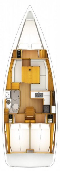 Pronájem jachty v Biograd Na Moru -Jeanneau Sun Odyssey 389 na Samboatu