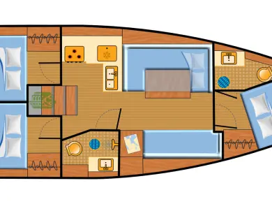 Pronájem lodi Biograd Na Moru lákavé ceny Sun Odyssey 380