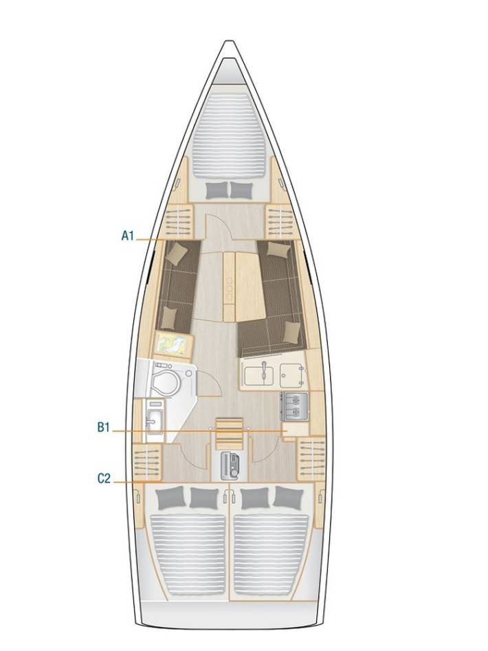 Pronájem lodi Hanse Hanse 348 v Pula na Samboatu