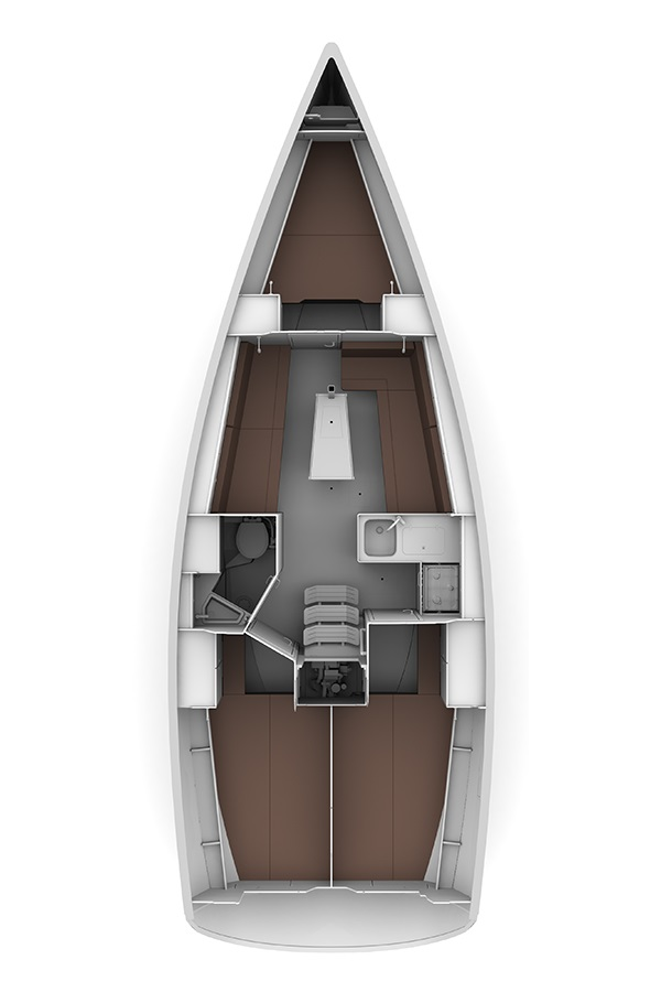Pronájem jachty v Sukošan -Bavaria Cruiser 34 na Samboatu
