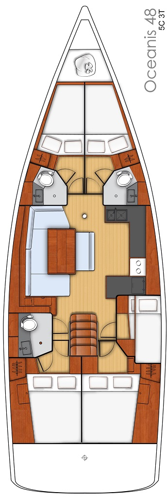 Pronájem lodi Bénéteau Oceanis 48 v Sukošan na Samboatu