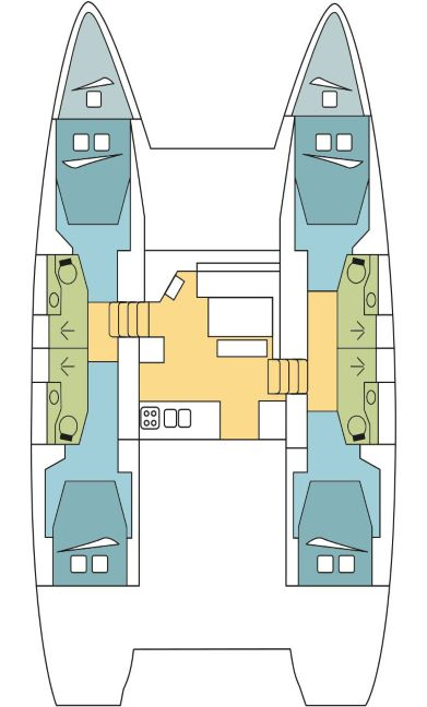 Lagoon Lagoon 46 jednotlivci a charterové společnosti v Parham Town