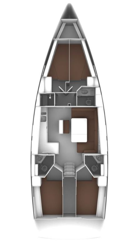 Pronájem jachty v Turgutreis -Bavaria Cruiser 46 na Samboatu