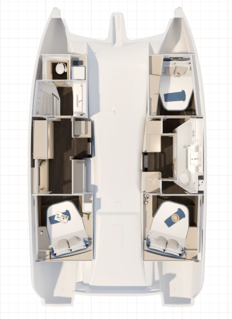 Pronajmout Katamarán se skipperem či ne Fountaine Pajot v Frenchtown