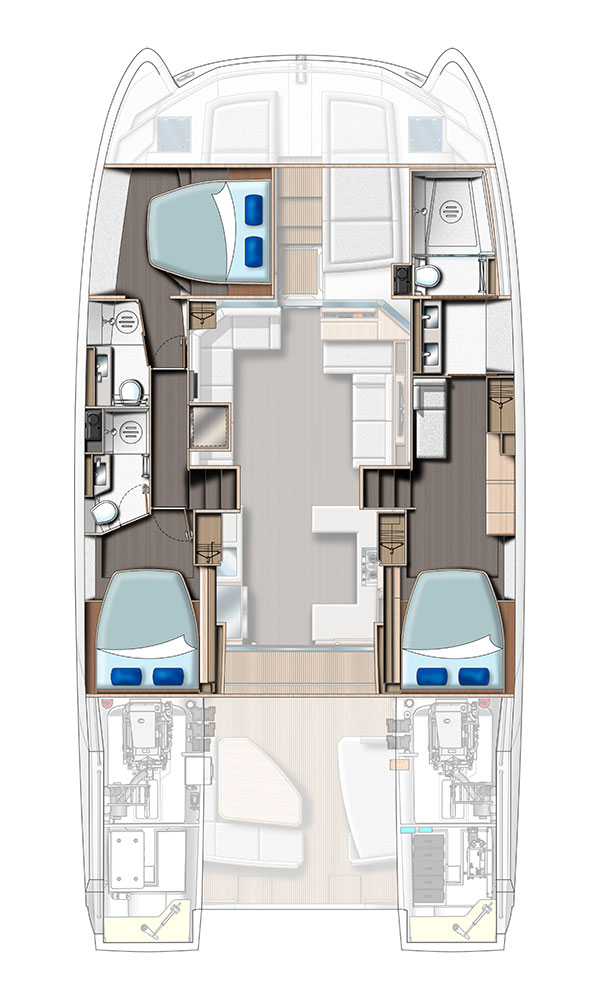 Pronajmout si Leopard Catamarans / Robertson & Caine Leopard 53 - OW v Marsh Harbour