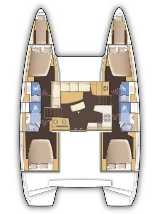 Pronájem lodi Mai Khao lákavé ceny Lagoon 42