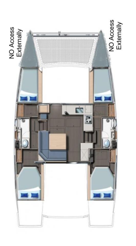 Pronajmout si Leopard Catamarans / Robertson & Caine Leopard 40 v Furnari