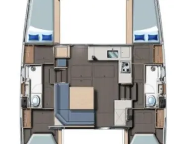 Pronajmout si Leopard Catamarans / Robertson & Caine Leopard 40 v Furnari