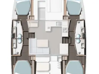 Pronájem Katamarán Leopard Catamarans / Robertson & Caine s licencí