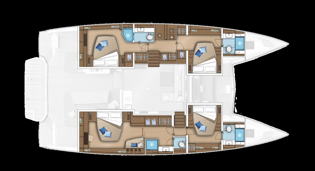 Pronajmout si Lagoon Lagoon 55 v Parham Town