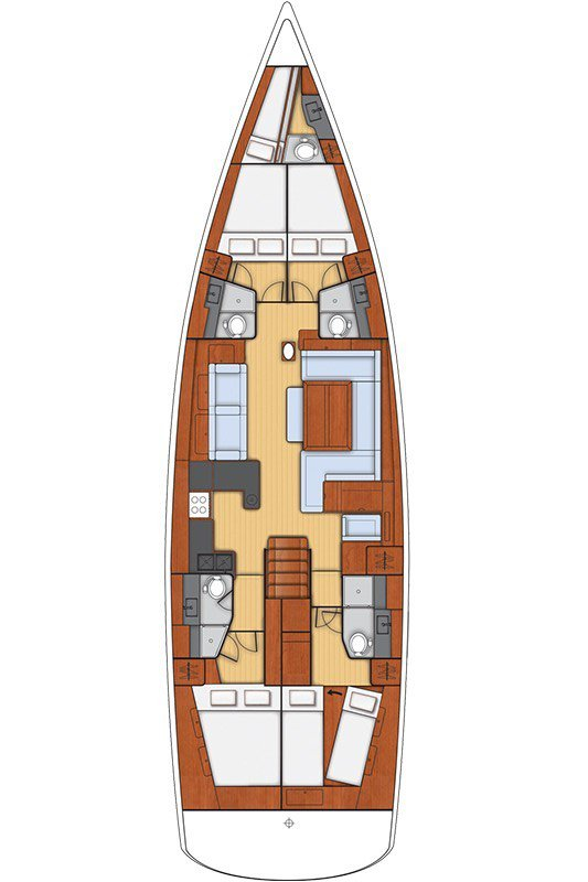 Pronajmout si Bénéteau Oceanis 60 v Split