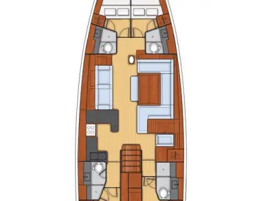 Pronajmout si Bénéteau Oceanis 60 v Split