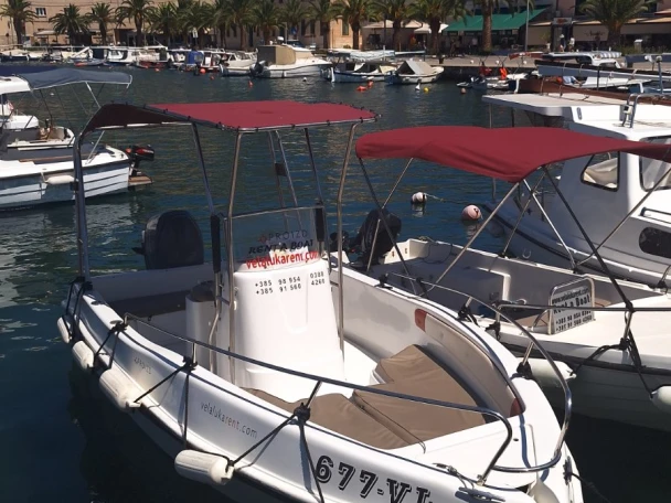 Pronajmout si fisherman bluemax 550 v Vela Luka