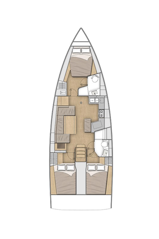 Pronajmout si Bénéteau Oceanis 40.1 v Lefkáda