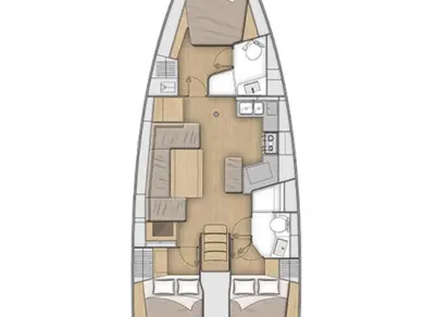Pronajmout si Bénéteau Oceanis 40.1 v Lefkáda