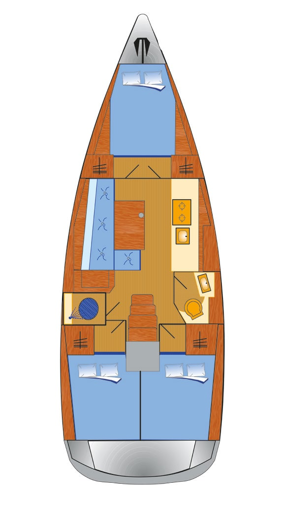 Pronajmout si Bénéteau Oceanis 38.1 v Pula