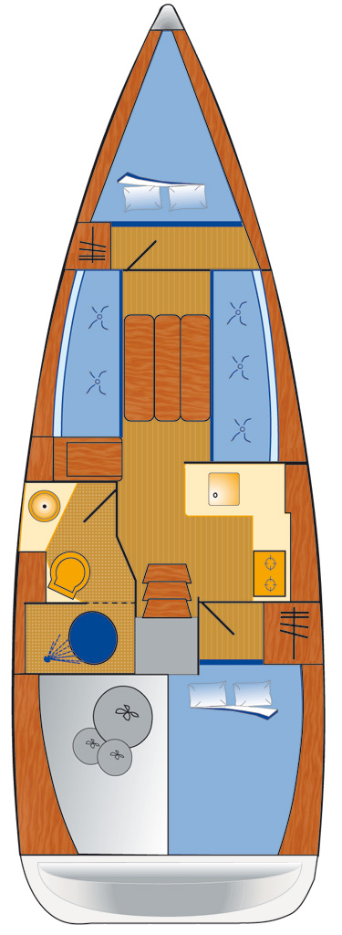 Pronájem jachty v Punat -Jeanneau Sun Odyssey 349 na Samboatu