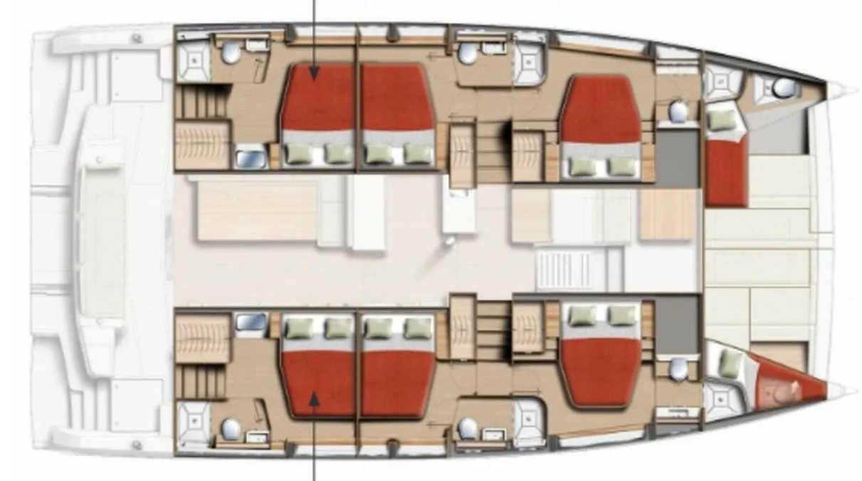 Pronajmout si Bali Bali 5.2 - 6 + 2 cab. v Lefkáda