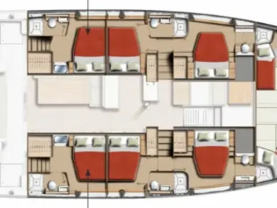Pronajmout si Bali Bali 5.2 - 6 + 2 cab. v Lefkáda