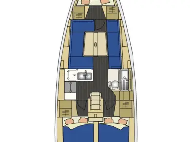 Pronájem jachty v Biograd Na Moru -Elan Elan 350 Performance na Samboatu