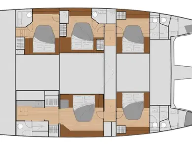 Pronájem Katamarán Fountaine Pajot s licencí