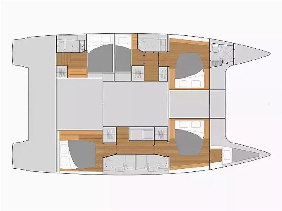 Pronájem Katamarán Fountaine Pajot s licencí