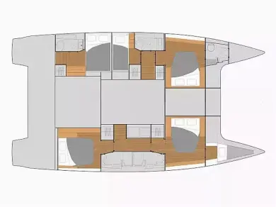 Pronájem Katamarán Fountaine Pajot s licencí
