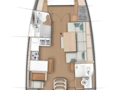 Pronájem jachty v Biograd Na Moru -Jeanneau Sun Odyssey 440 na Samboatu